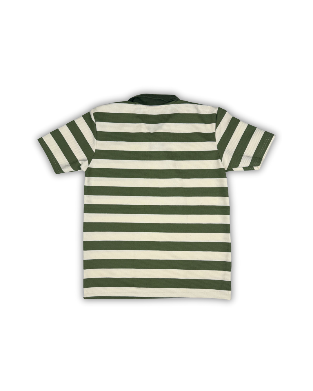 Olive Wide Stripe Polo