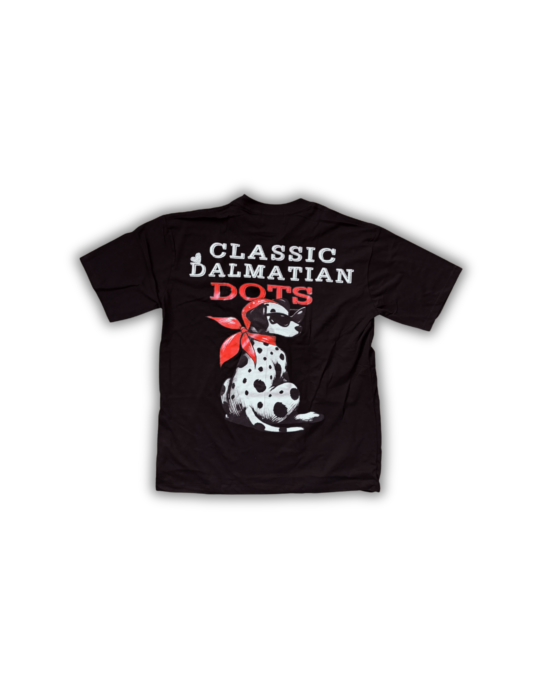 Dalmatian Elegance Tee – Black