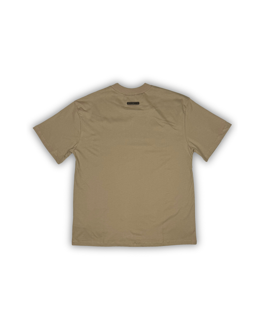 Brown Essentials Logo Inspired T-Shirt