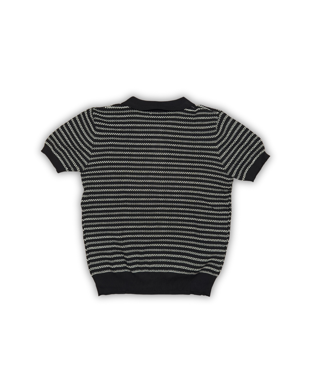 Black & White Micro Stripe Polo