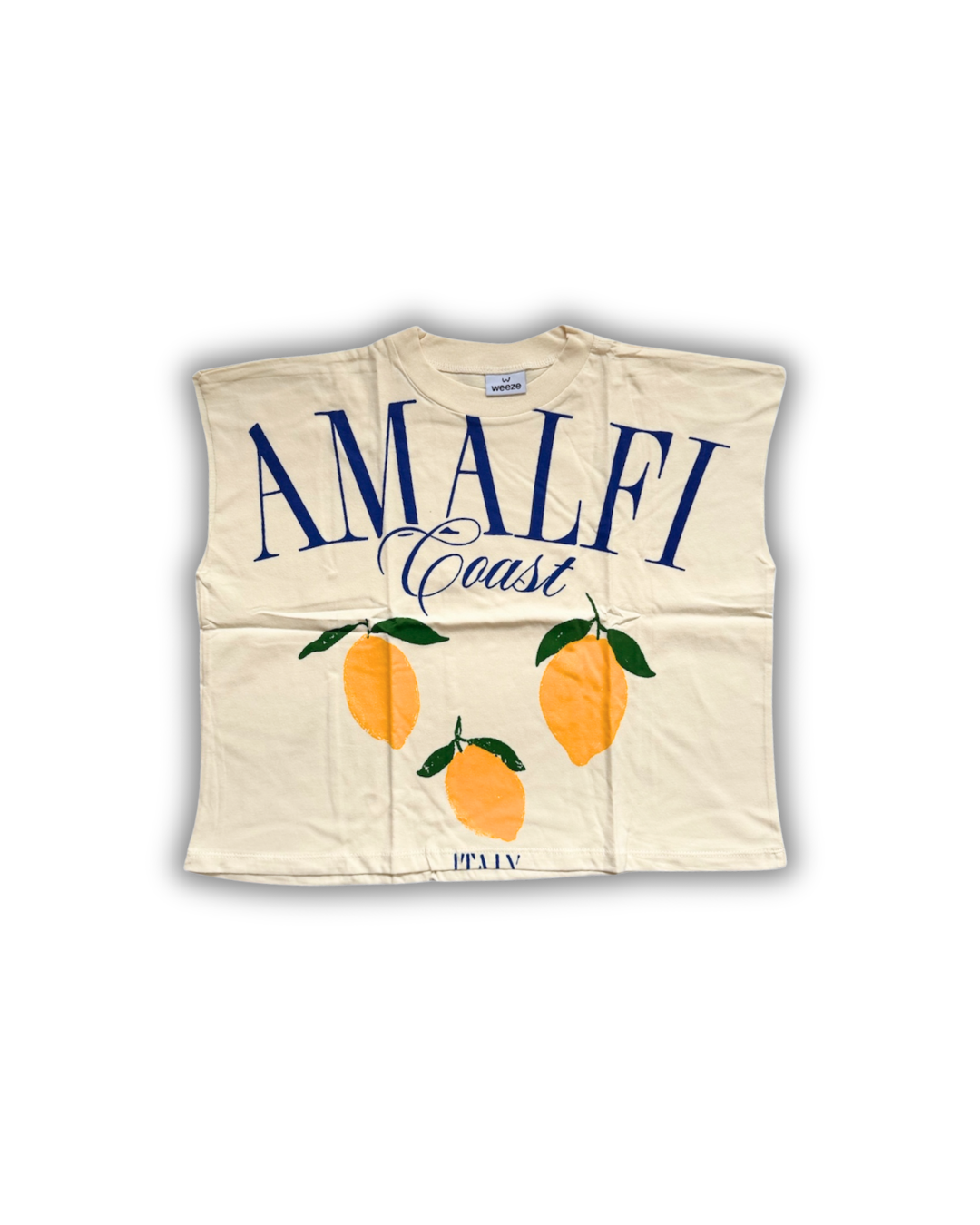 Amalfi Coast Lemon Tee — Cream