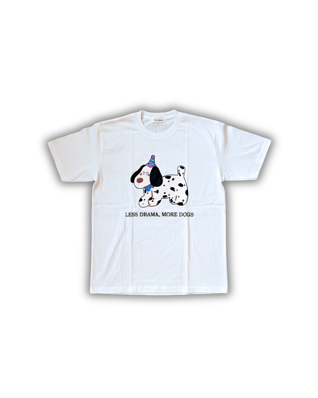 Less Drama Tee – White