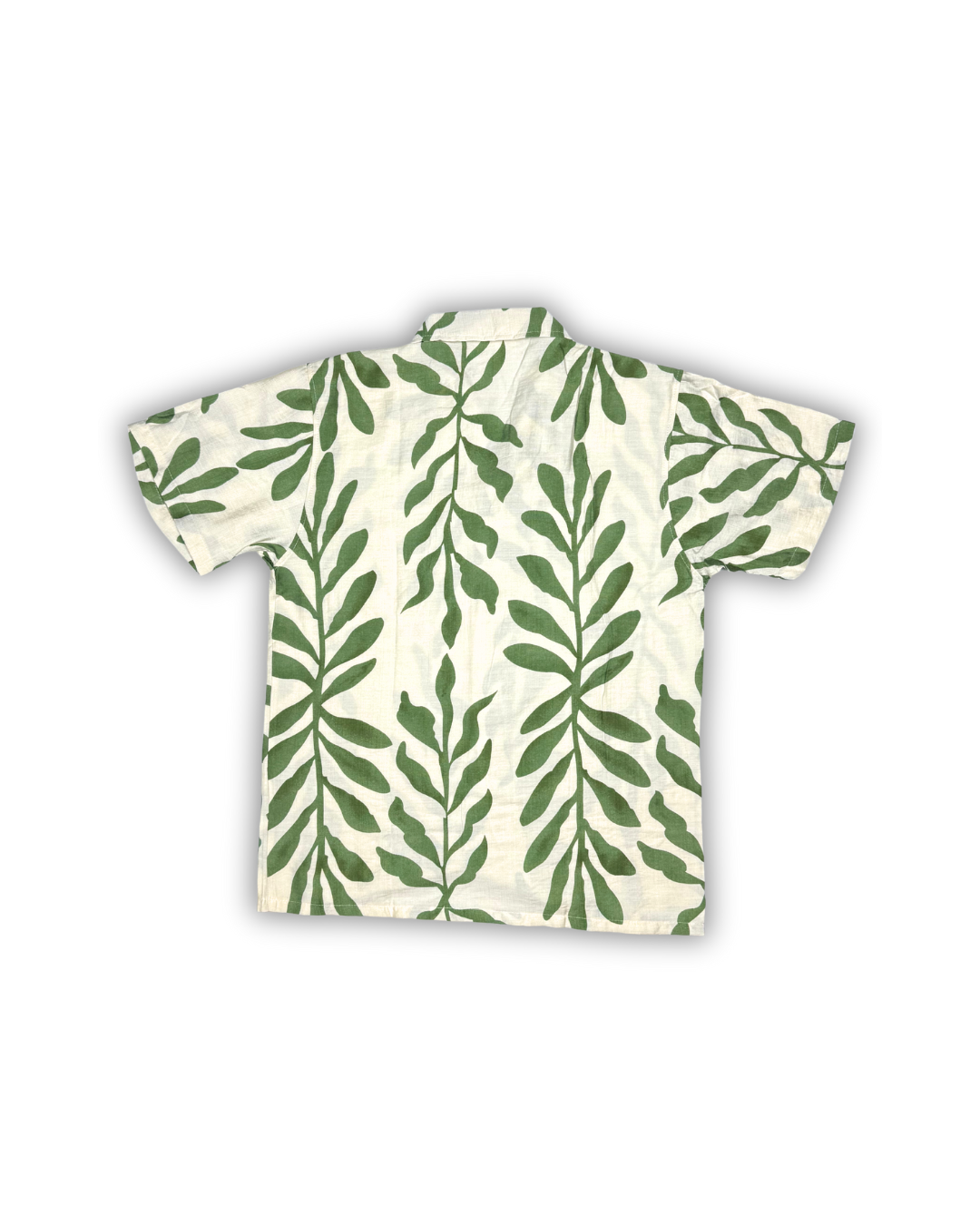 Green Tropic Vine Camp Shirt