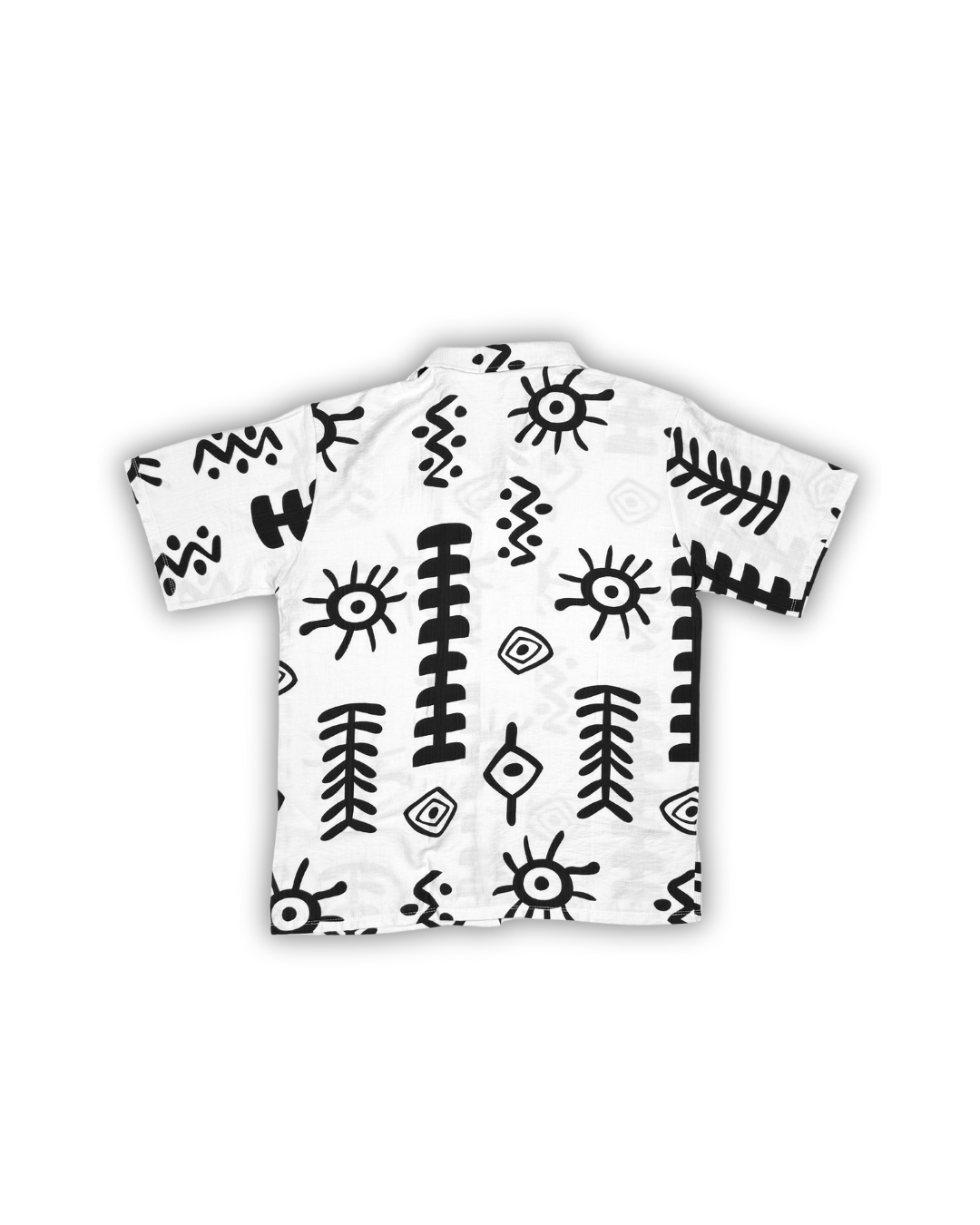 White Tribal Vision Camp Shirt