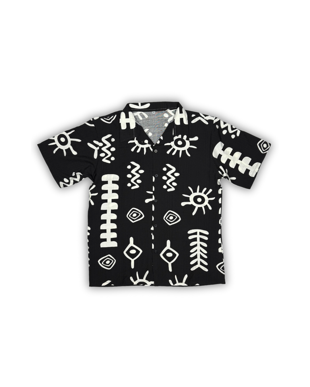 Black Tribal Vision Camp Shirt