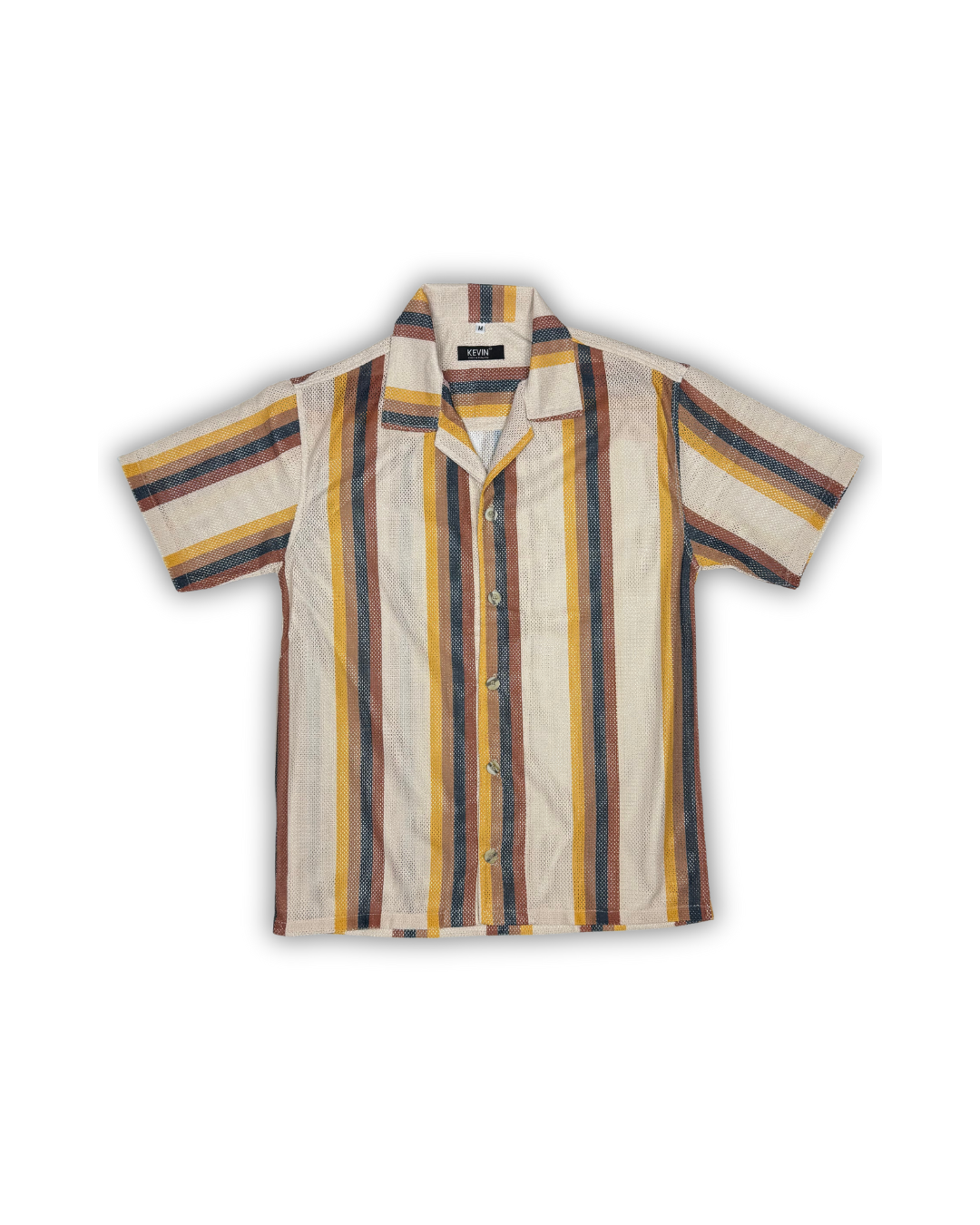 Riviera Stripe Camp Shirt