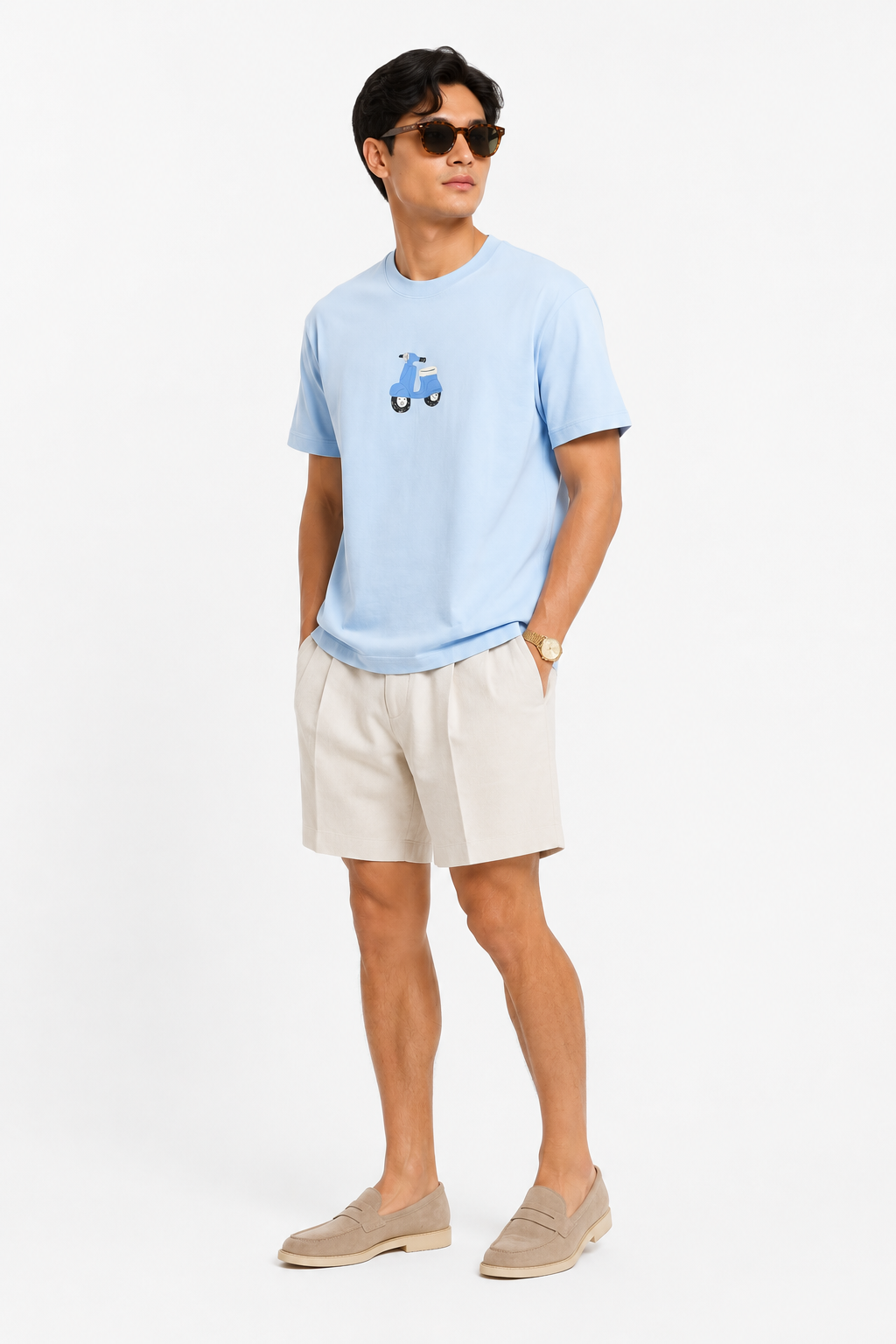 Capri Summer Sky Tee