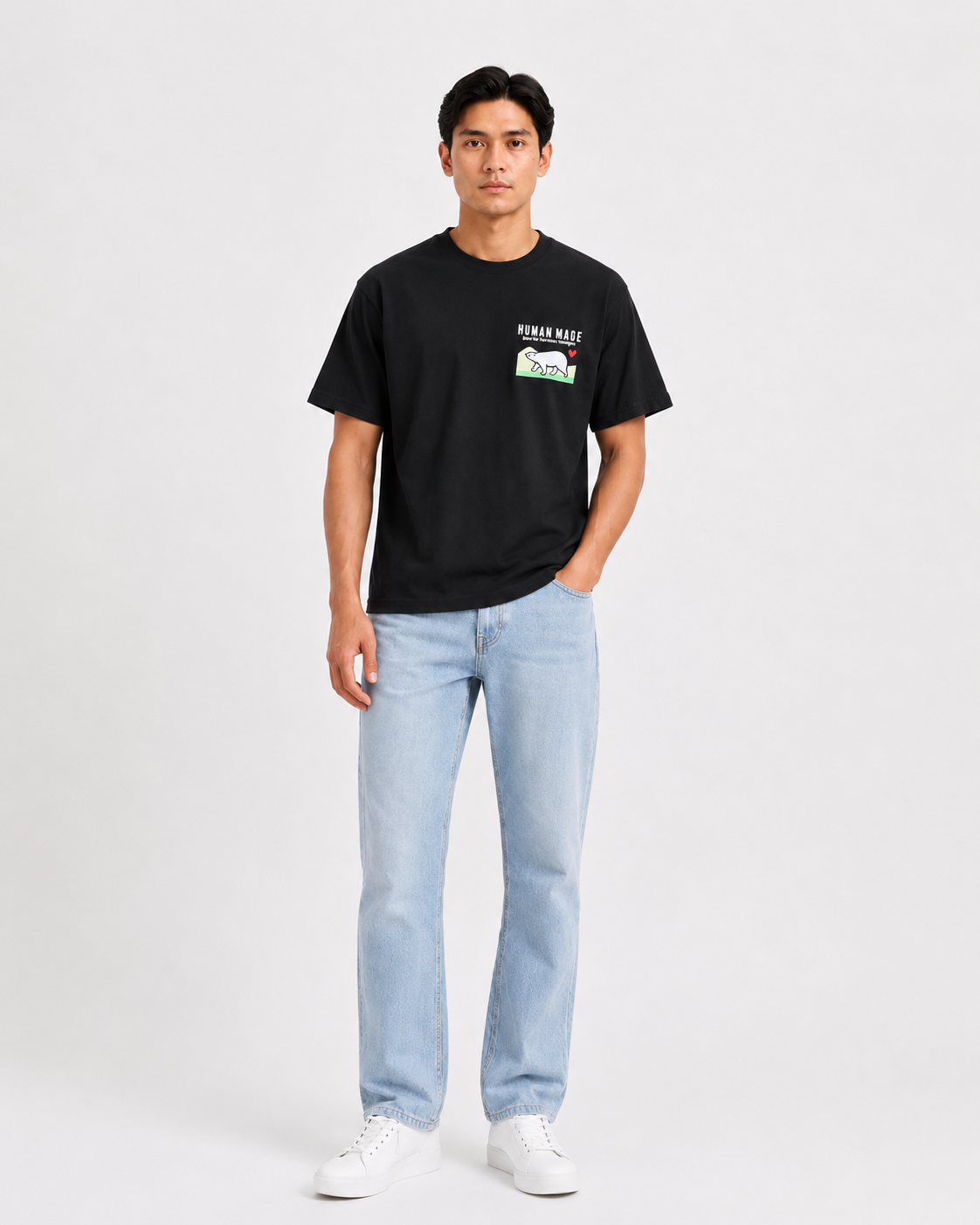 Polar Bear Black Tee