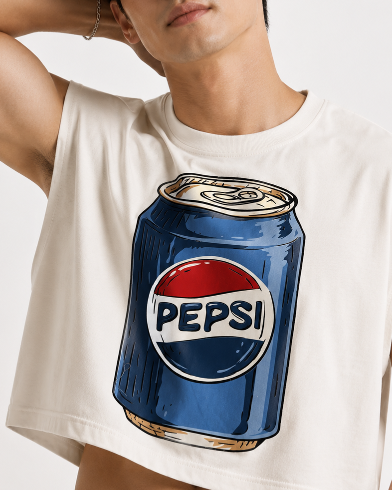 Pepsi Cropped Muscle Tee