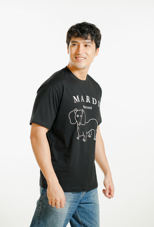 Mardi Mercredi Line Art Tee