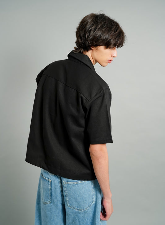 Black Utility Camp Shirt