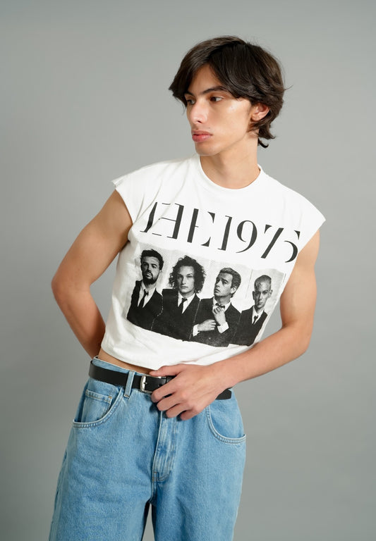 White "The 1975" Graphic Tee