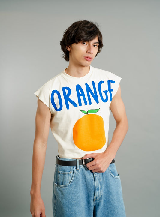Orange Graphic Tee