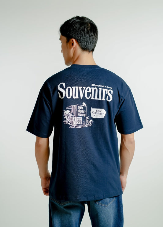 Navy Souvenirs Tee