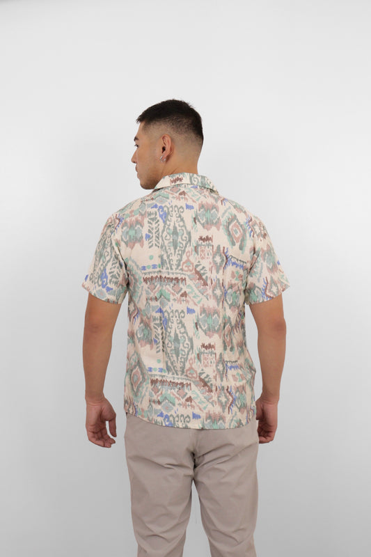 Ikat Mirage Camp Shirt