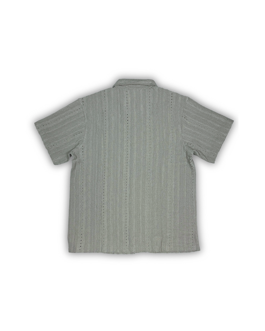 Sage Textured Camp Shirt