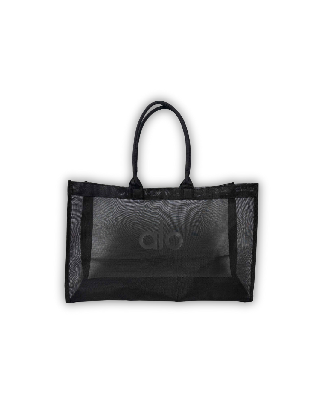 Black Alo Inspired Sheer Tote Bag