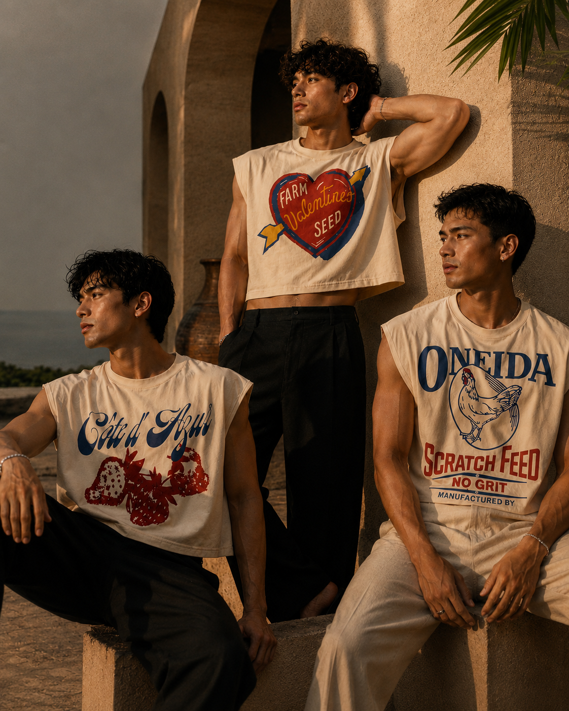 Cropped Muscle Tee