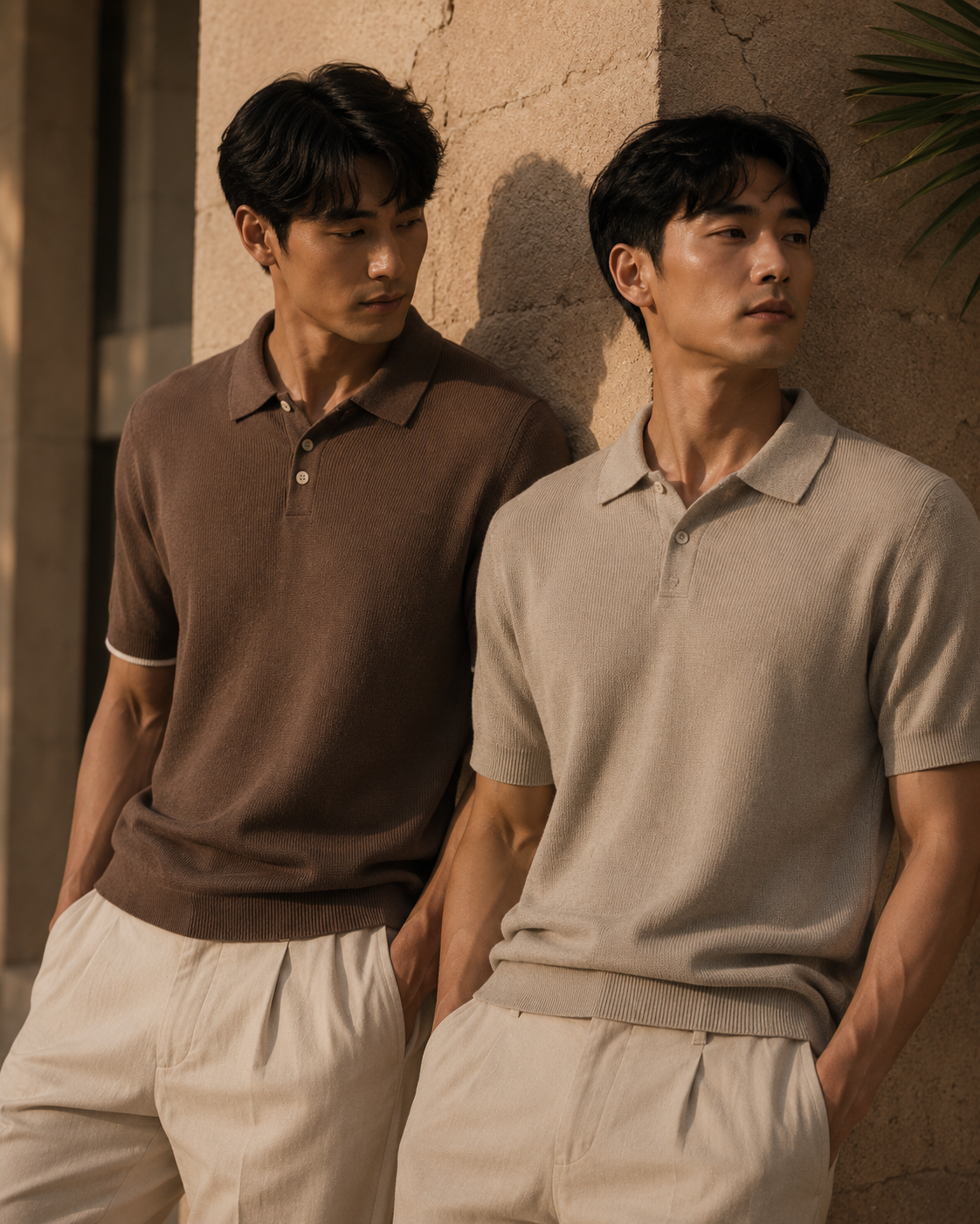 Knitted Polo Shirt