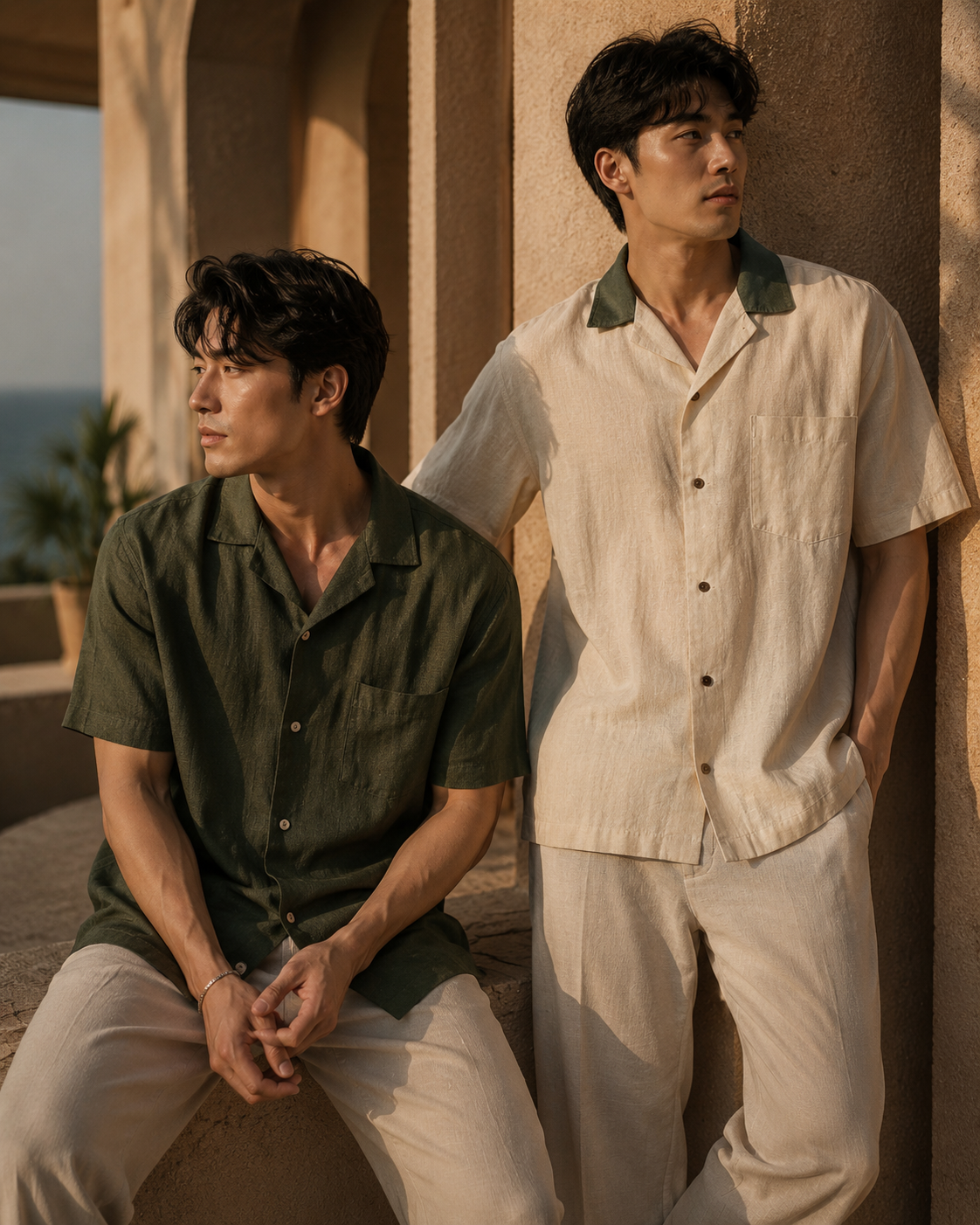 Linen Polo
