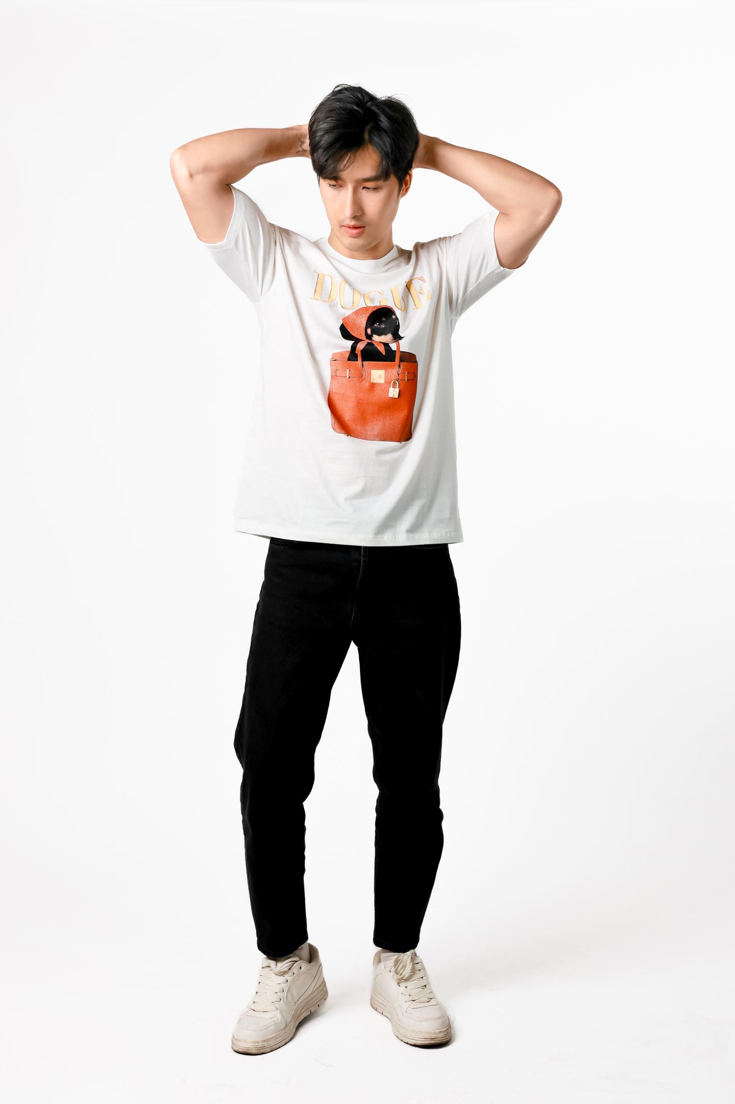 Dog Luxe Graphic Tee — White