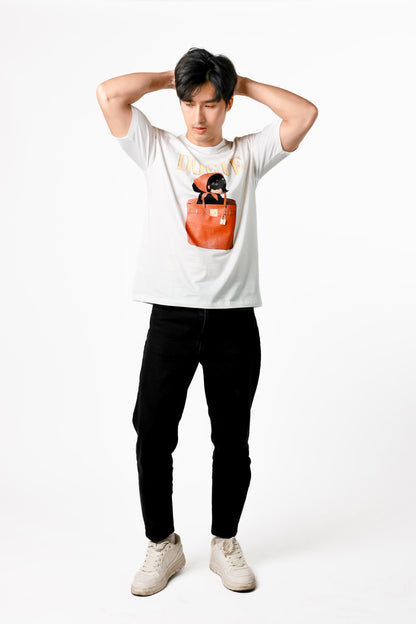 Dog Luxe Graphic Tee — White
