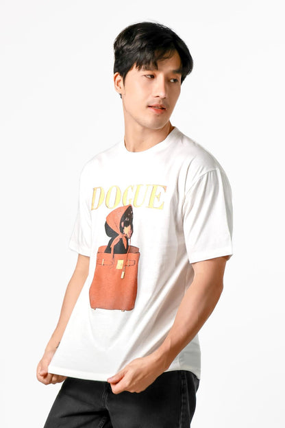 Dog Luxe Graphic Tee — White