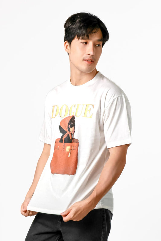 Dog Luxe Graphic Tee — White