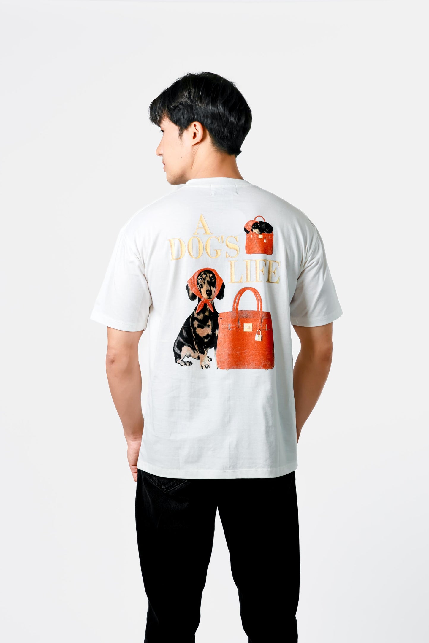 Dog Luxe Graphic Tee — White
