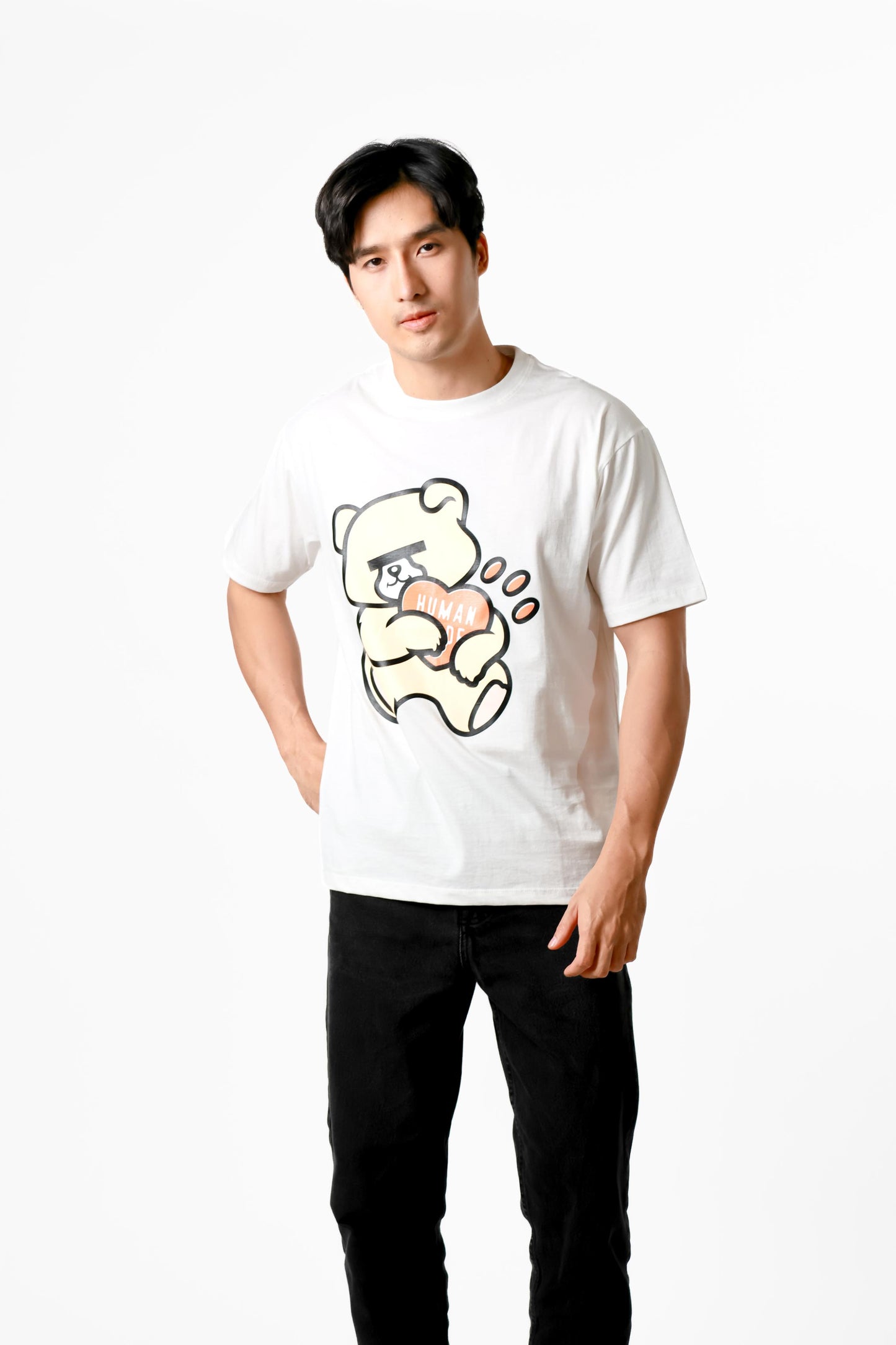 Human Made Bear Graphic Tee — White