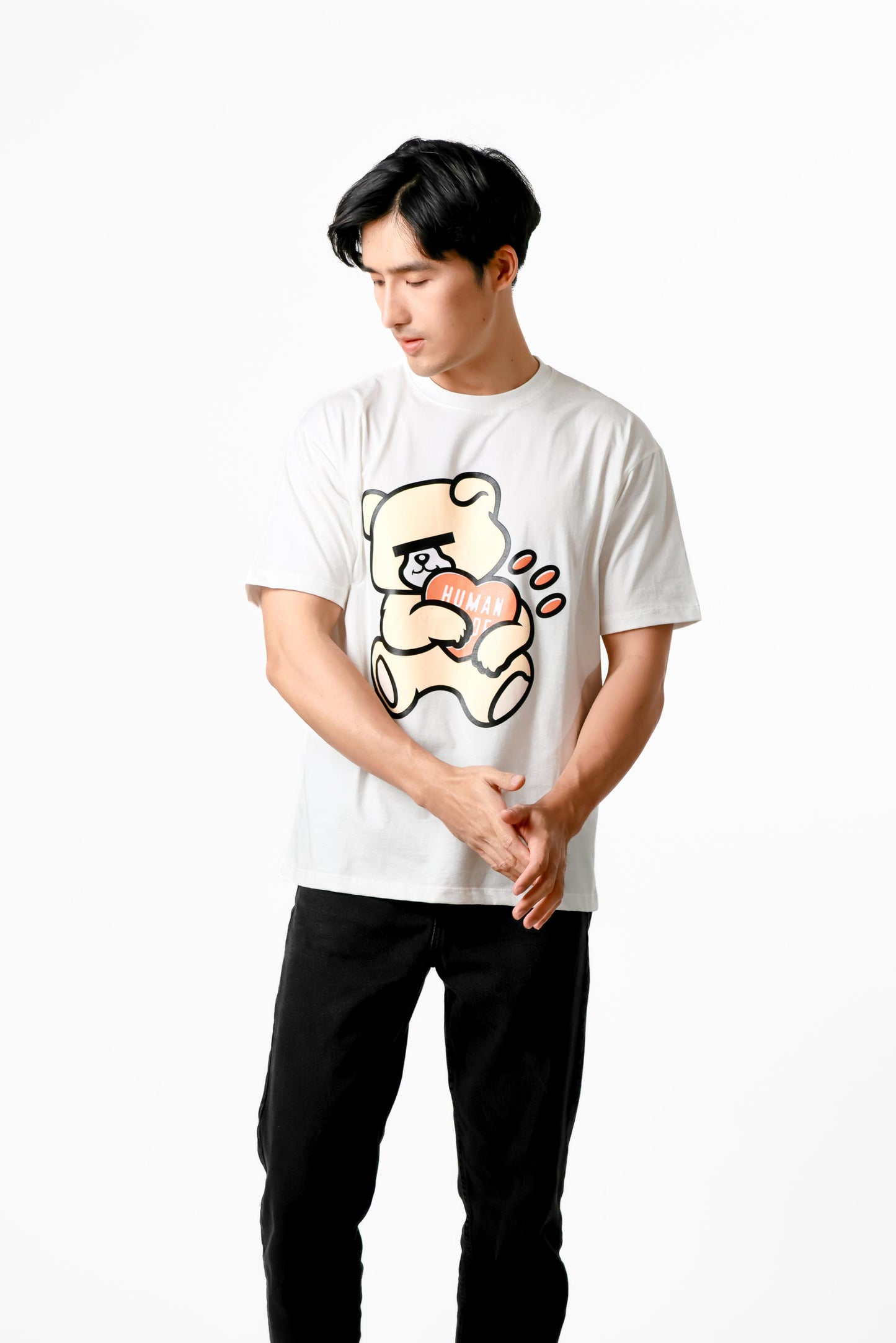 Human Made Bear Graphic Tee — White