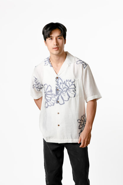 Floral Cotton Polo