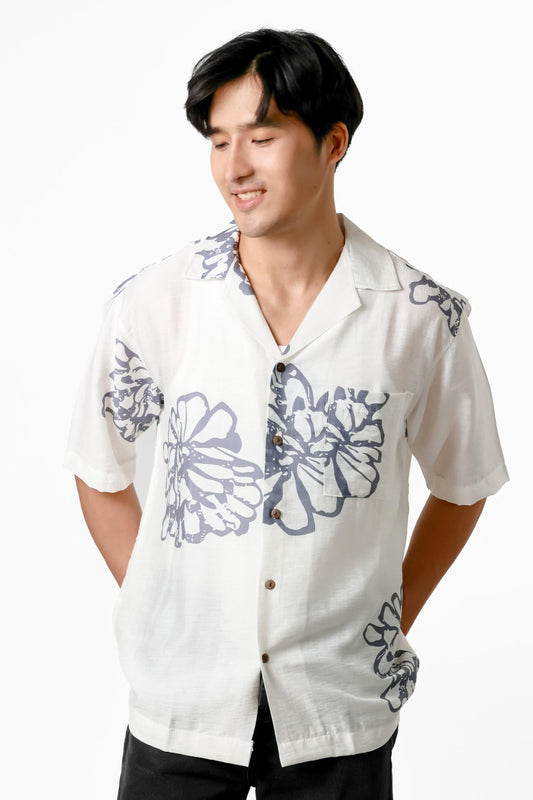 Floral Cotton Polo