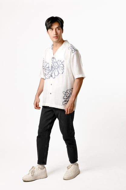 Floral Cotton Polo