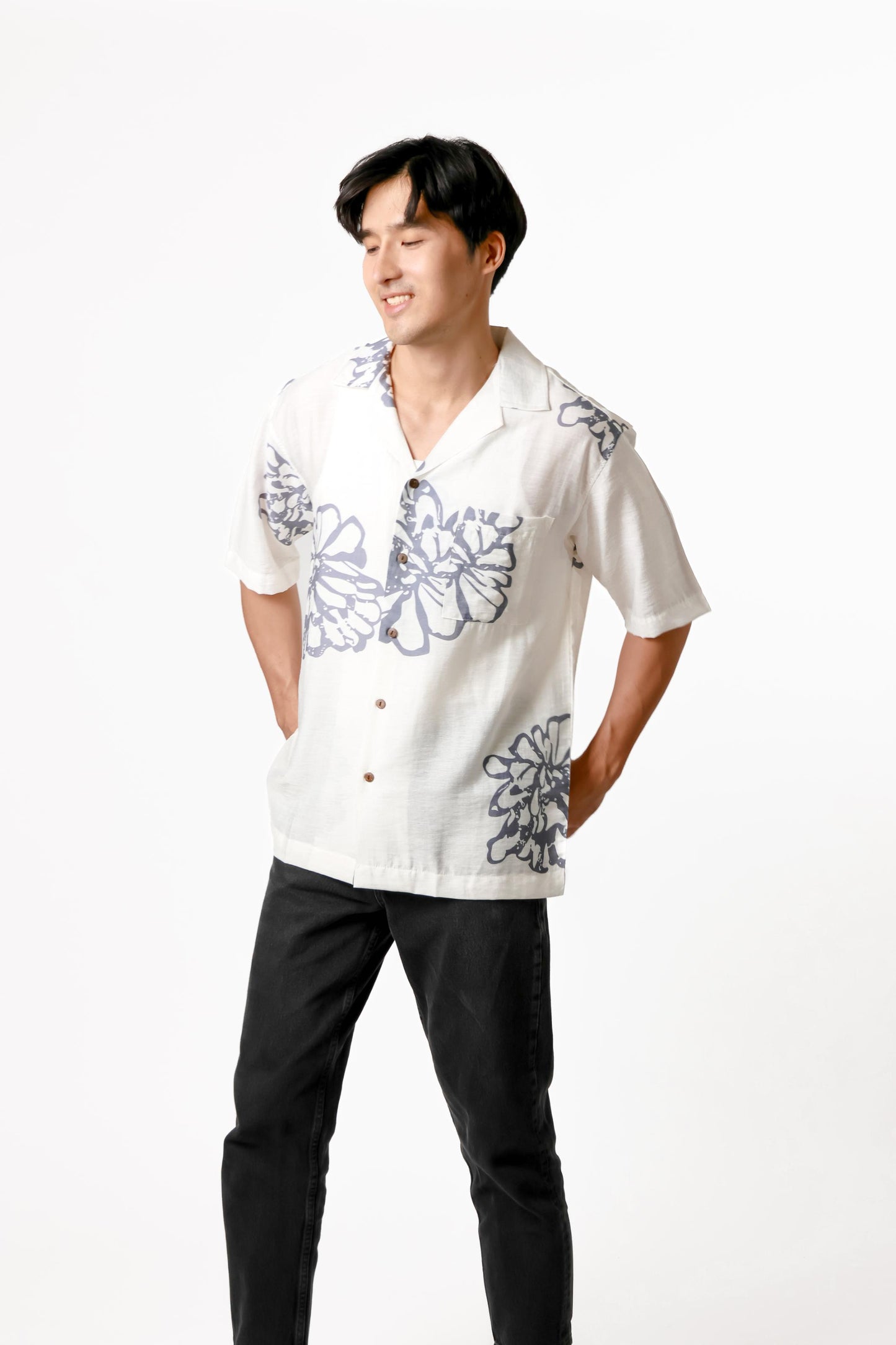 Floral Cotton Polo