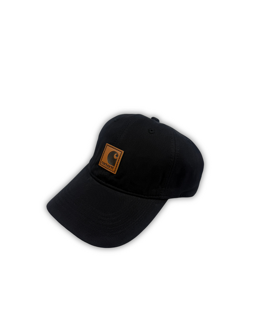 Carhartt-Inspired Canvas Cap – Black