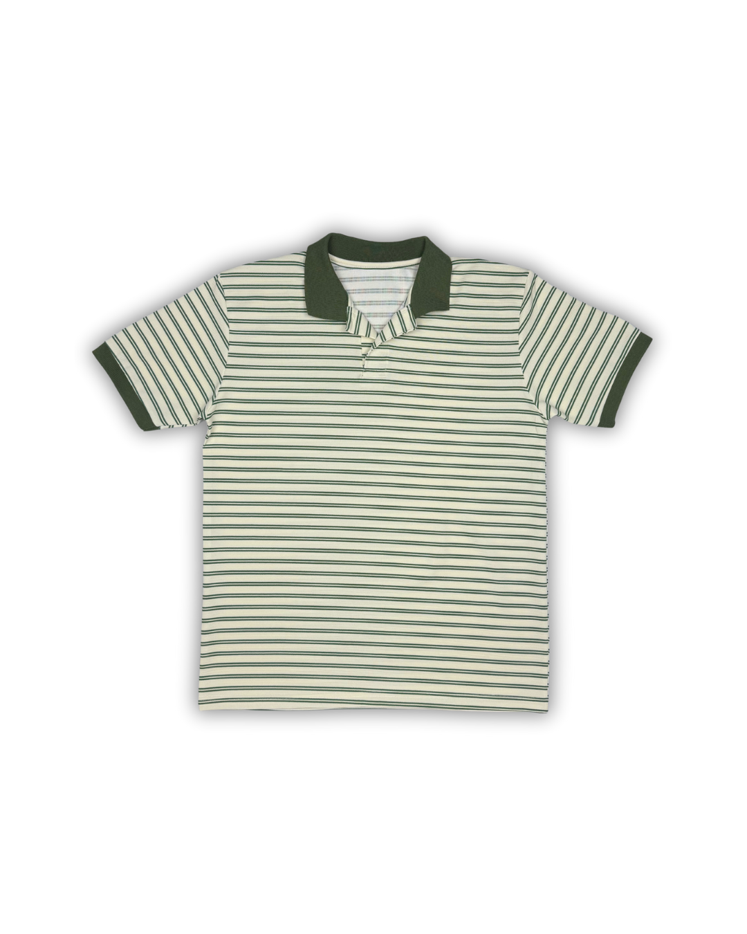 Olive Pinstripe Polo