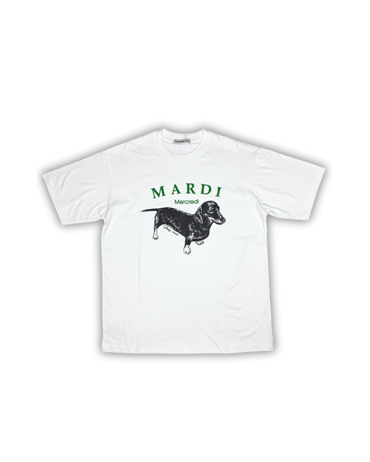 White Ddanji-Inspired T-Shirt