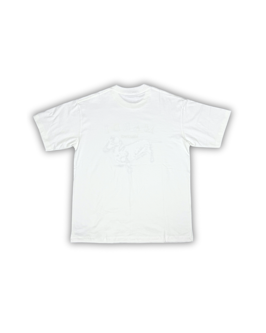 White Ddanji-Inspired T-Shirt