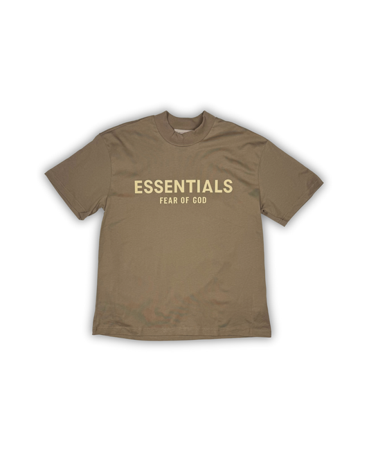 Taupe Essentials Logo Inspired T-Shirt