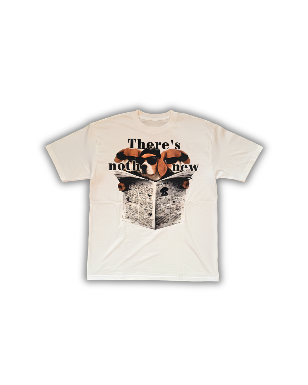 Workwear Dachshund Graphic Tee – Cream
