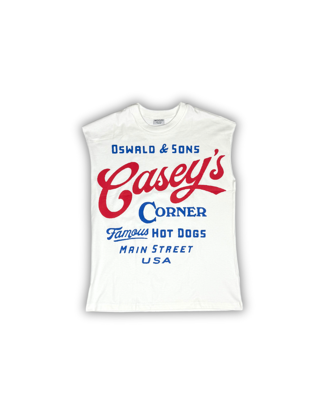 White Casey’s Corner Muscle Tee