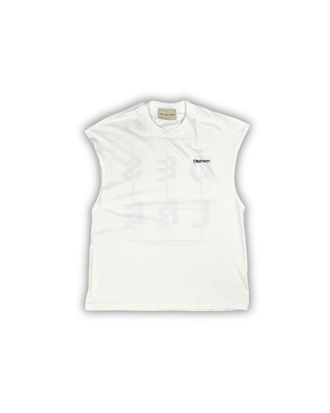 White "A Streetcar Named Desire" Graphic Muscle Tee