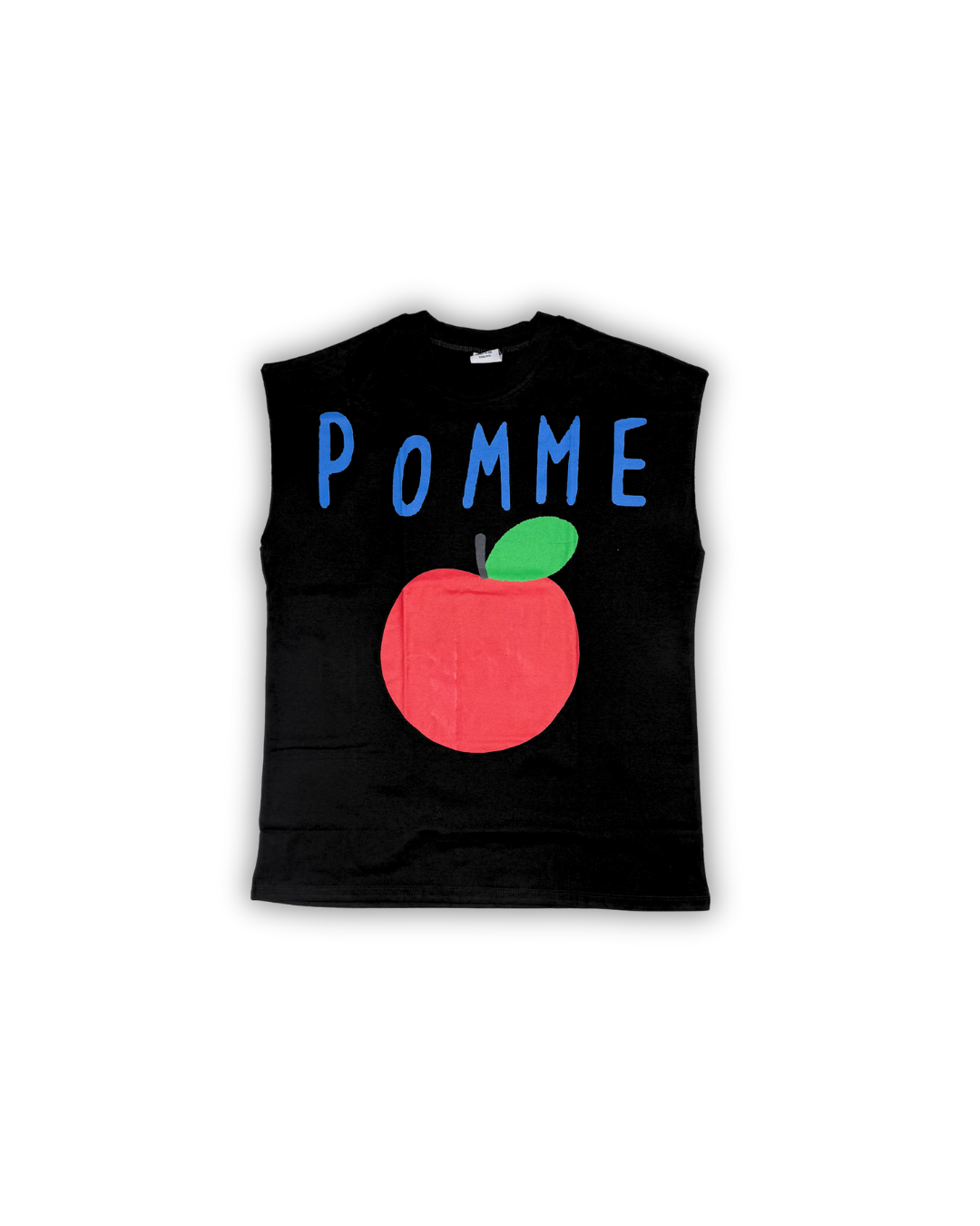 Black Pomme Graphic Muscle Tee