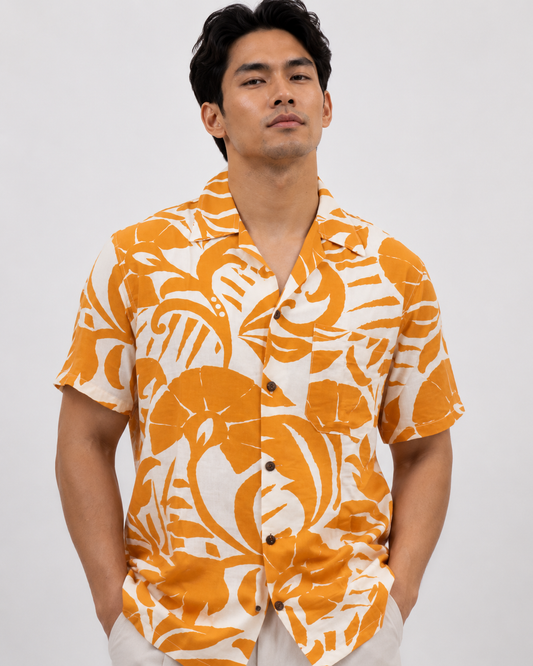 Tropic Sunset Camp Shirt