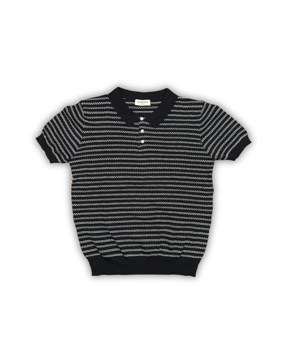 Black & White Micro Stripe Polo