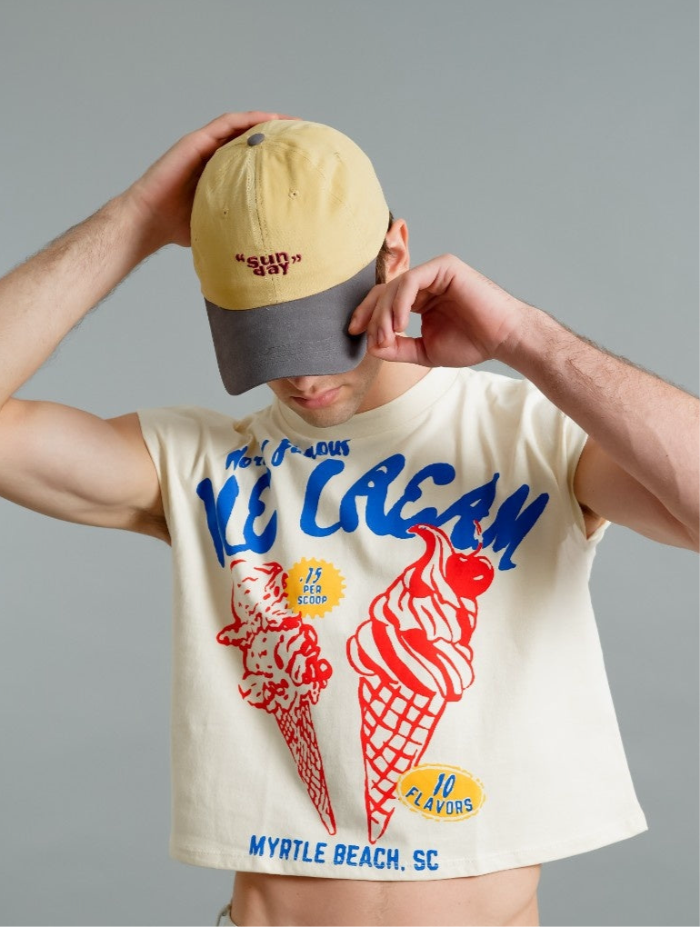 Sunday Two-Tone Cap – Mustard & Black