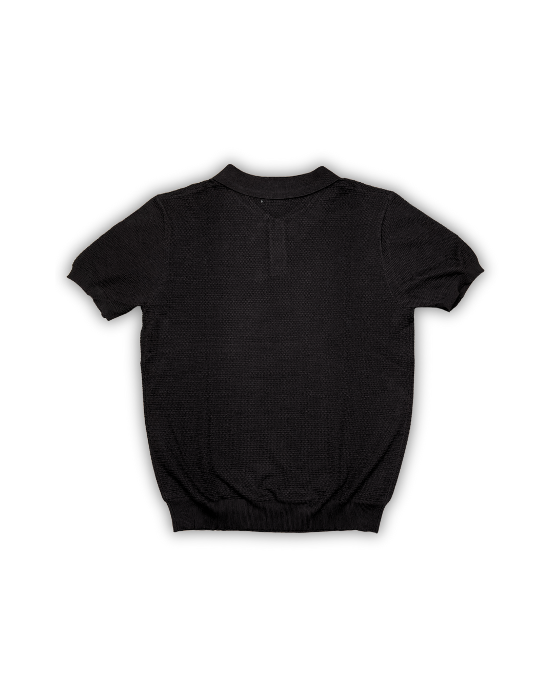 Black Classic Knit Polo