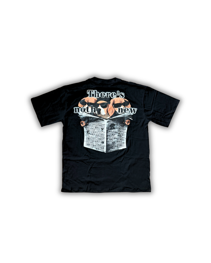 Workwear Dachshund Graphic Tee — Black