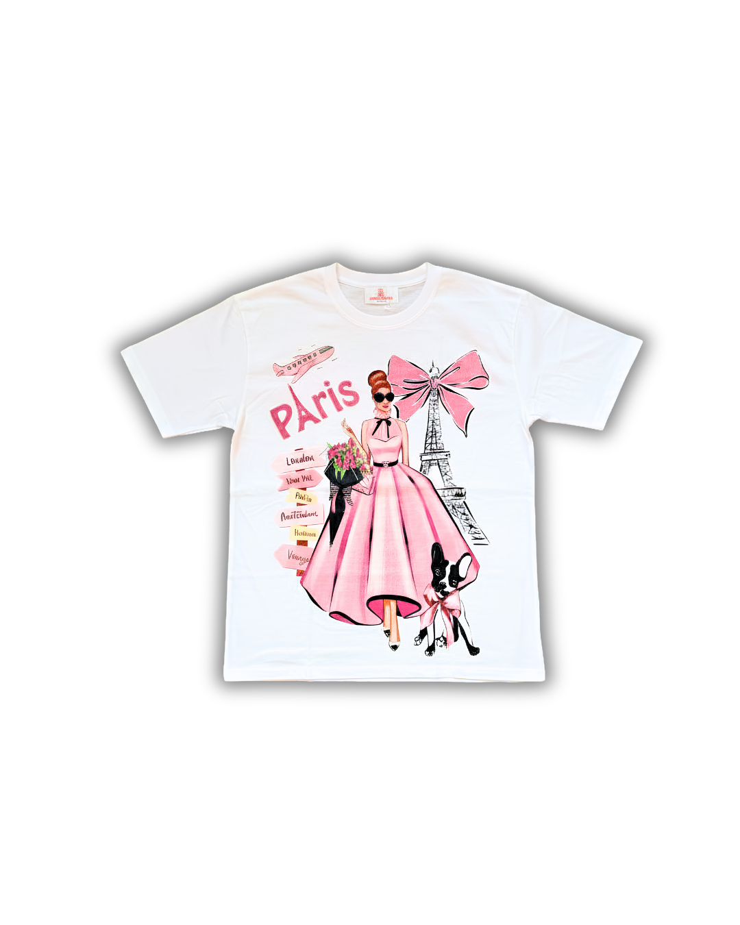 Paris Graphic Tee — White